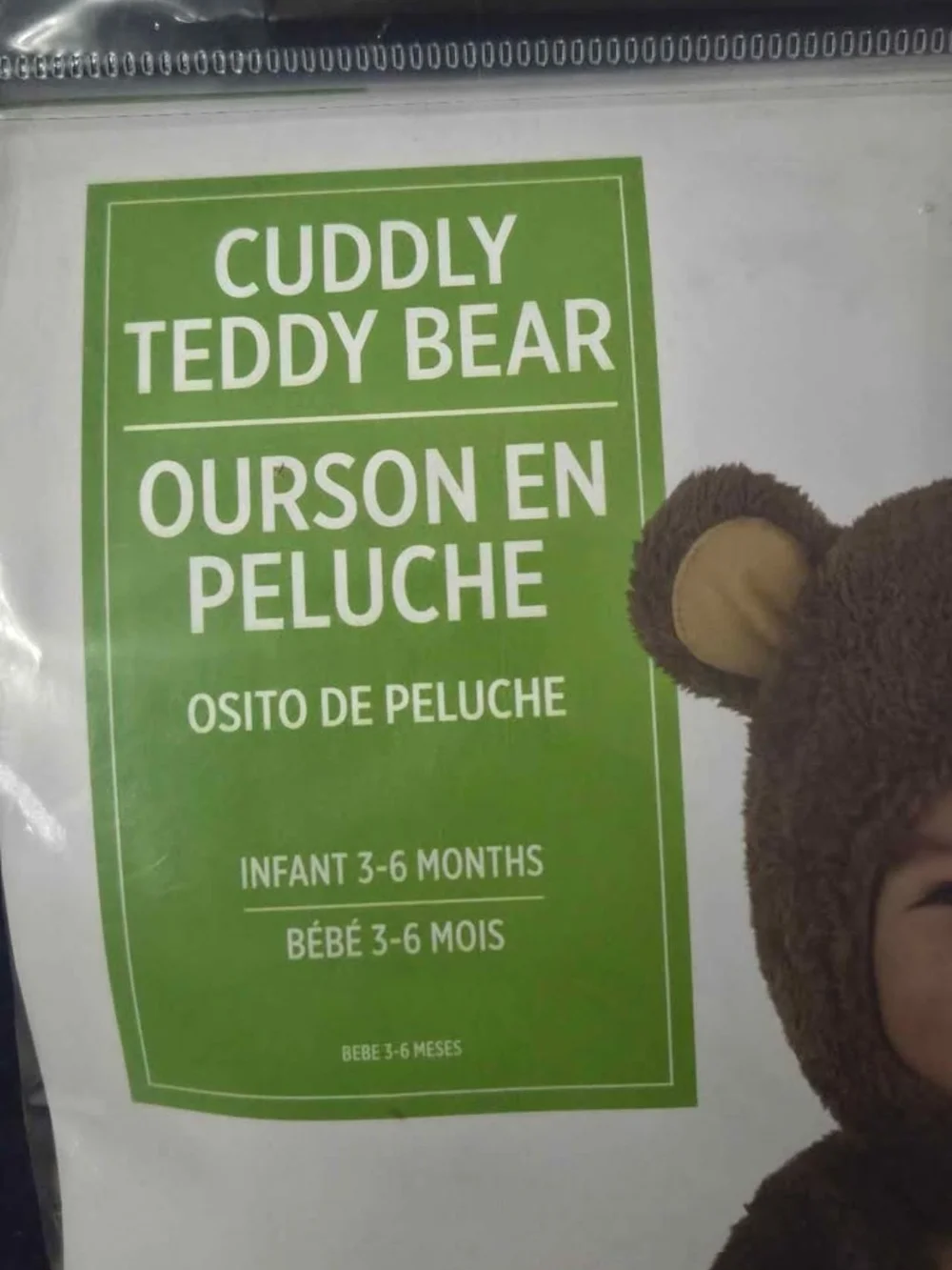 Infant Costume - Teddy Bear